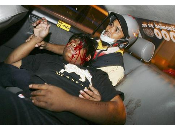 Grenade attack
