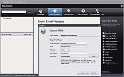 MailStore Screen